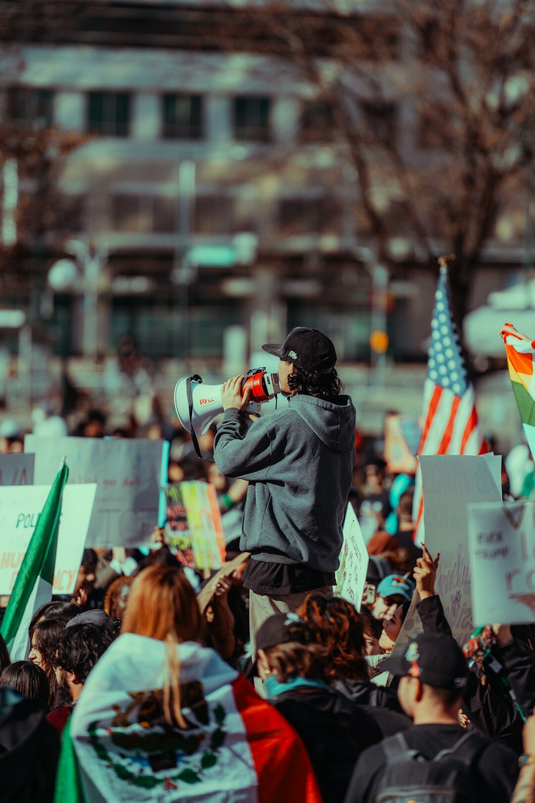 protest crowd