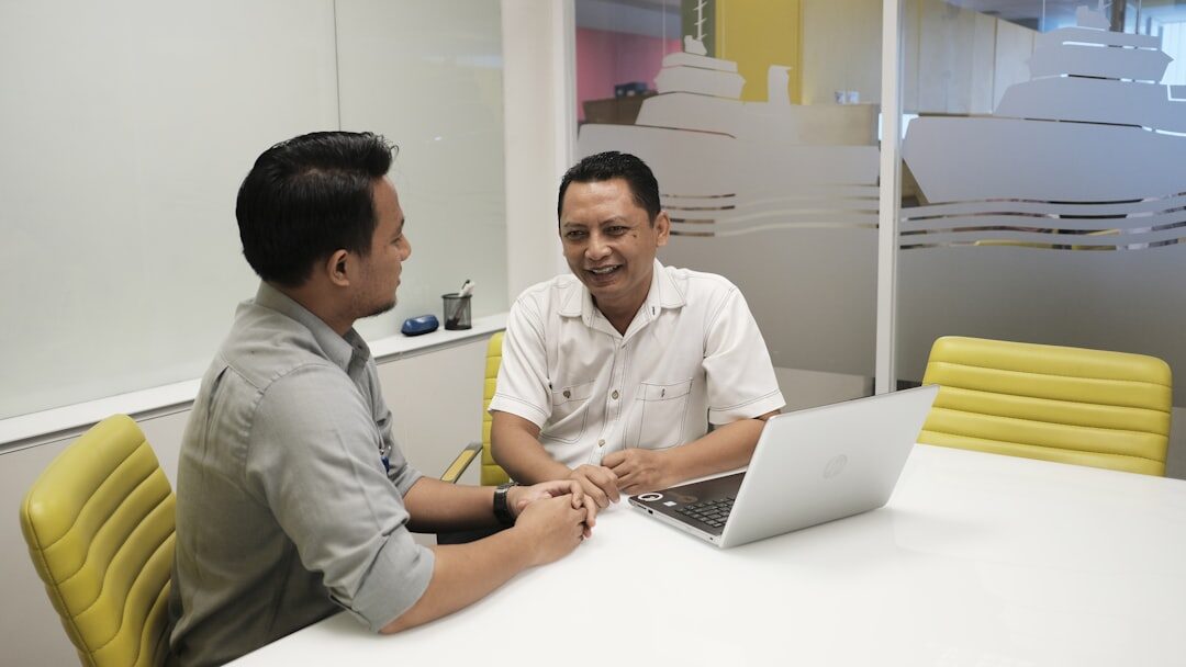 businessman in office